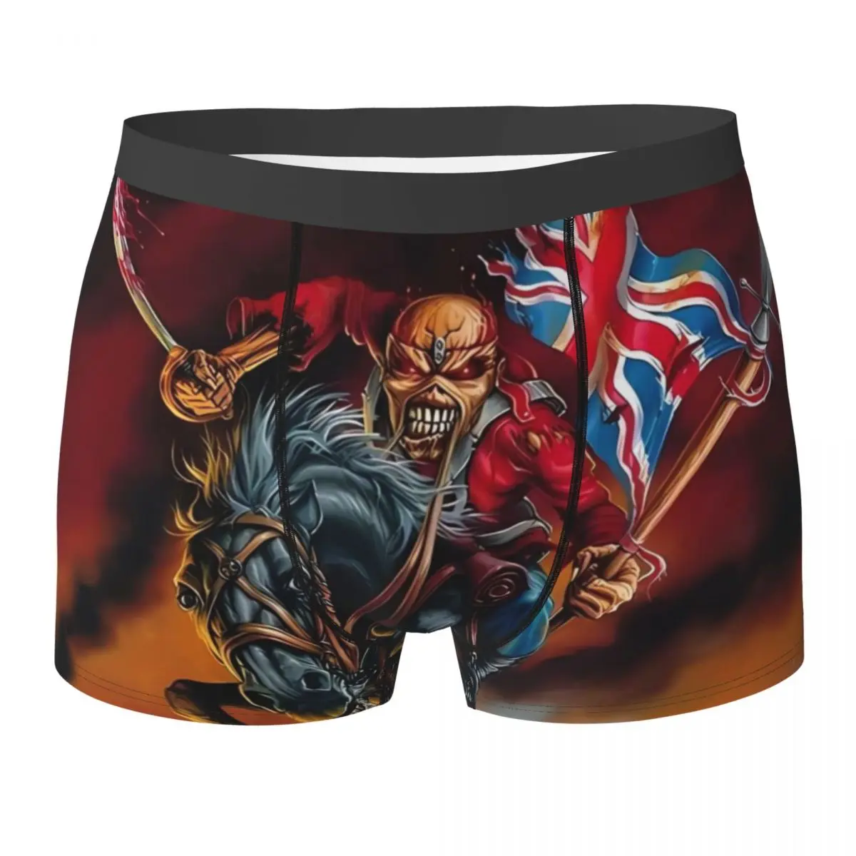 

I-Iron Heavy Rock Band M-Maidens England Нижнее белье Мужские трусы с принтом Удобные боксеры Качественные шорты Трусы размера плюс