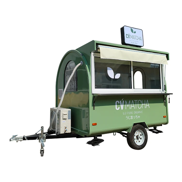 Snack Food Trailer Mobile Kitchen Trailer Camping Towable Food Trailer With Fully Equipped