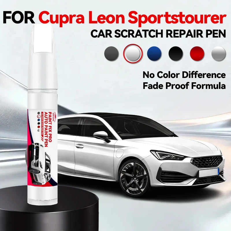 

Ручка-корректор для ремонта автомобильной краски для CUPRA Leon Sportstourer 2020-2025: аксессуары для устранения царапин, цвета Blue Desire, Bronze Grey, White Bronze