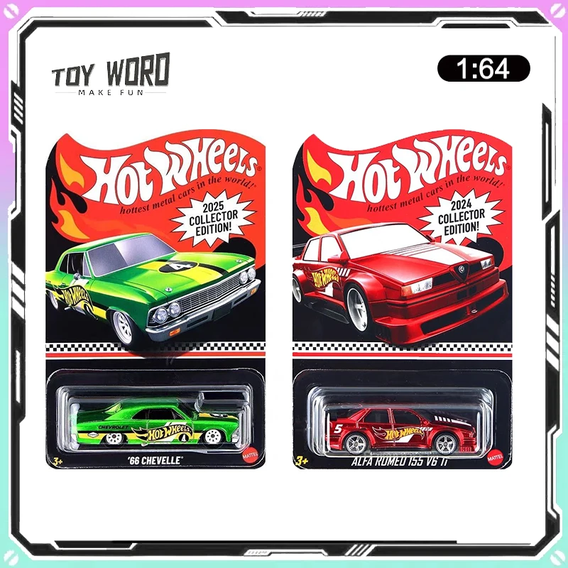 

1/64 Hot Wheels 2025 Collector Edition Series 66 Chevelle Benz Unimog Simulation Cars Model Custom Collection Birthday Gift