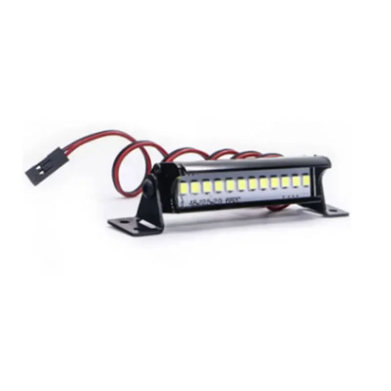 Barra de luz LED para coche teledirigido, 50mm, 83mm, lámpara LED brillante resistente al agua para 1:10 Traxxas TRX4 Axial SCX10 90046, piezas de mejora, accesorios geniales