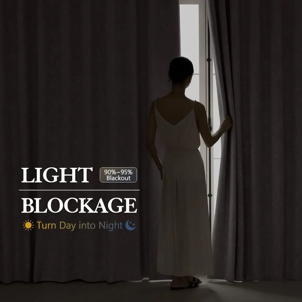 96 cortinas opacas de jacquard floral rosa para habitación de niñas, paneles de ojales aislados de chenilla