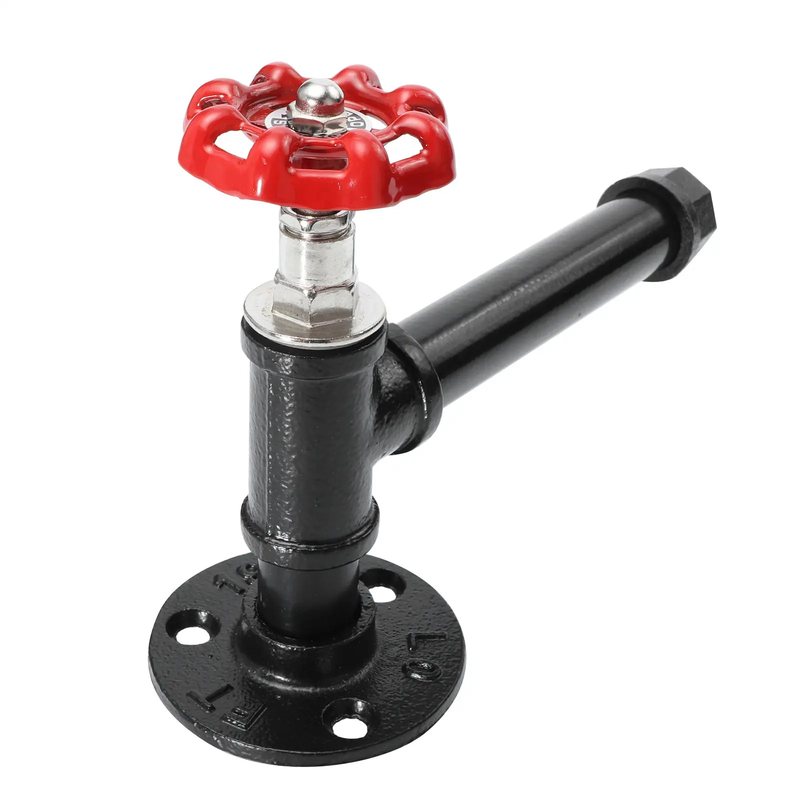 

1Pcs Iron Art Vintage Style Handle Industrial Water Pipe Cabinet Door Pull Handle American Style Retro Wardrobe Furniture