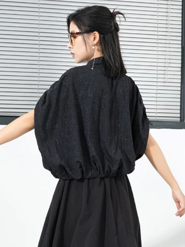 Amax LuluE 2026 Fashion Loose Soild Jackets Females Japanese Design Vintage Outerwear Womens Summer Classic Causal Elegant Coats
