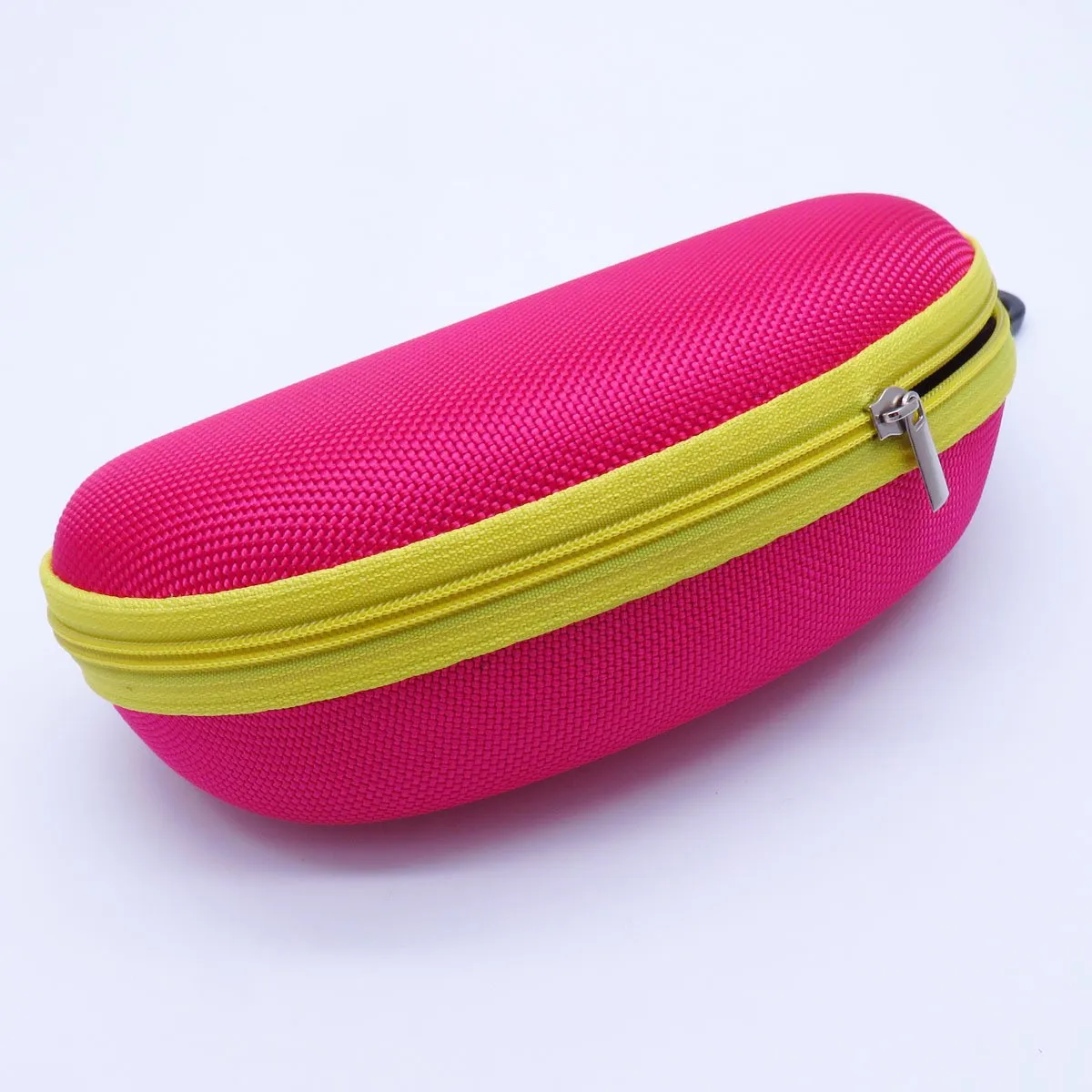Portable Eyeglasses Protector Case with Hook Men Women Zipper Box Eye Glasses Box Sunglasses Bag Shell Clam Pouch Hard Case