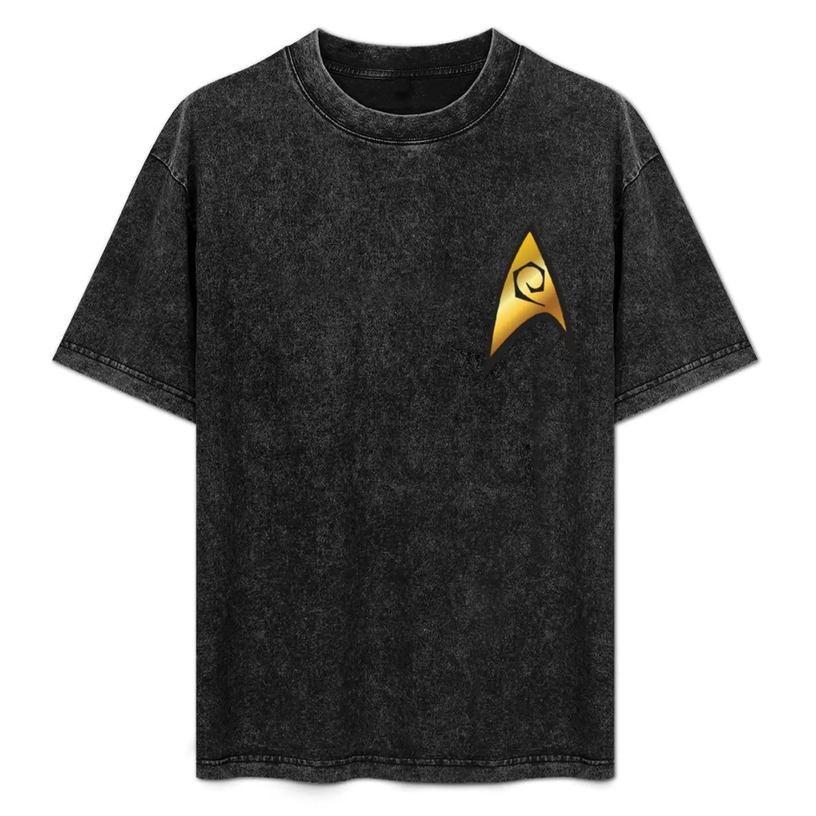 Star Trek: The Original Series Vintage Engineering Badge T-Shirt anime plain t shirts men