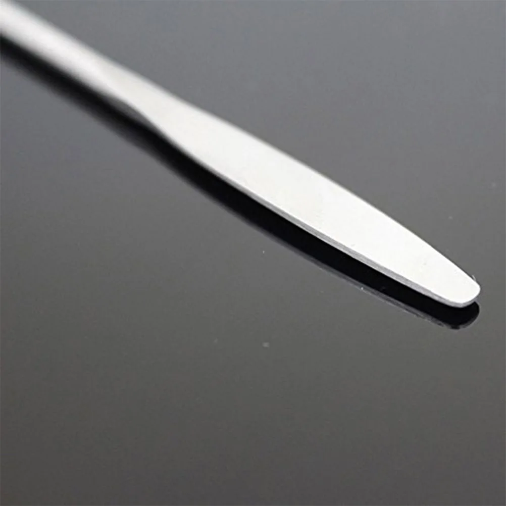 Mieszadełko do makijażu ze stali nierdzewnej, narzędzie do blendowania podkładu, cieni do powiek, szpatułka, profesjonalne do użytku domowego.