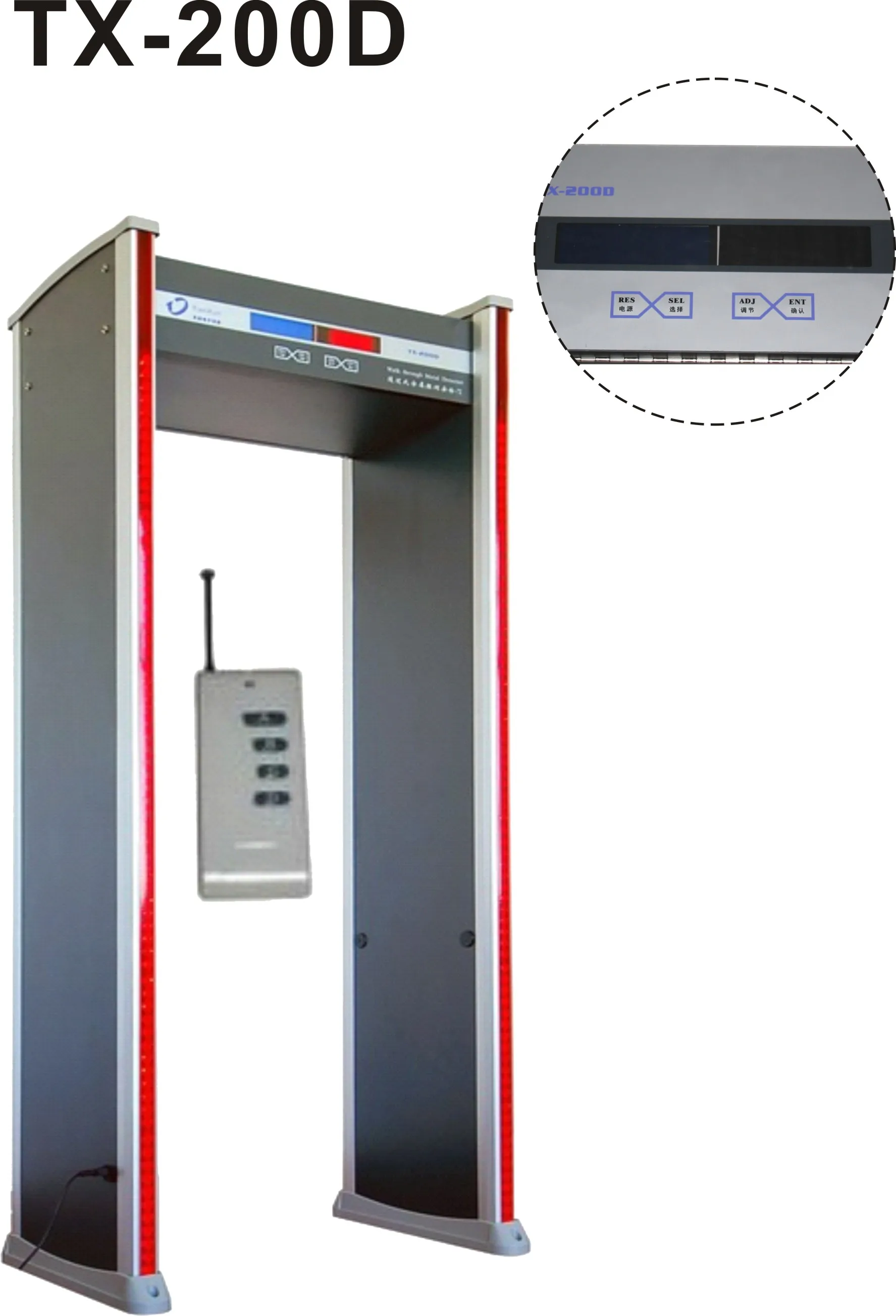 Walkthrough Metal Detector in China/Walk Through Gate,Full Body Scanner/Detector of Scanner