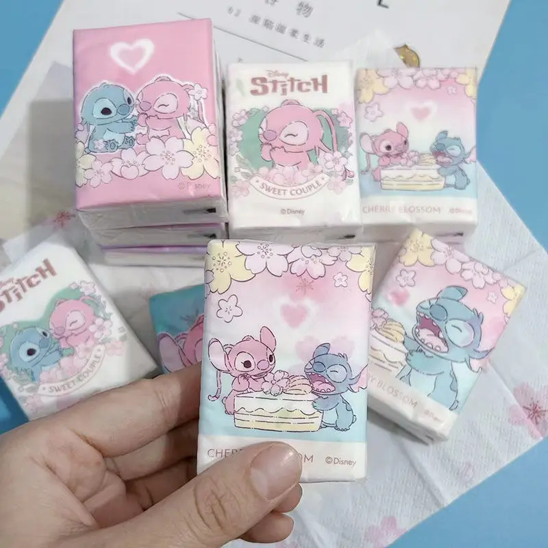 36 Pack Stitch Paper Napkin Convenient Child Travel Summer Picnic Girl Life Toilet Angel Girl Daily Necessities Birthday Gift