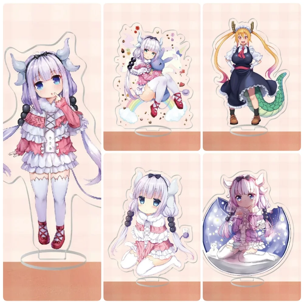 

Charm Anime Miss Kobayashi's Dragon Kanna Acrylic Stand Model Cosplay Characters Ornament Accesorios Goods Collection Gifts 15cm