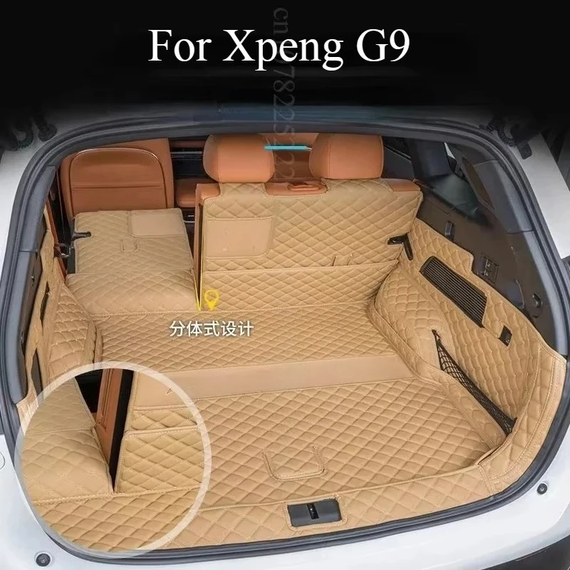 Image of Kofferraummatte für Xpeng G9 XiaoPeng 2026 2025, Fahrzeugzubehör, wasserdichtes Autozubehör, vollständig umgeben, Originalfabrik