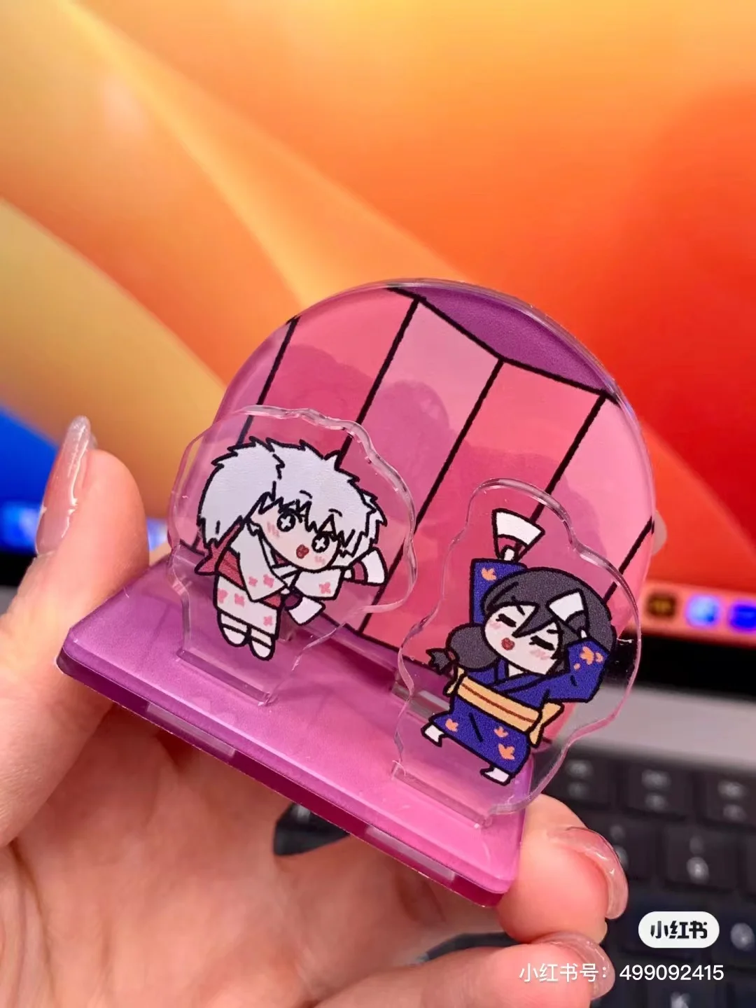 GINTAMA Toy Figures Acrylic Stand Anime Model Action Figure Sakata Gintoki Ornament Kids Collection Kids Collection Toys ぎんたま