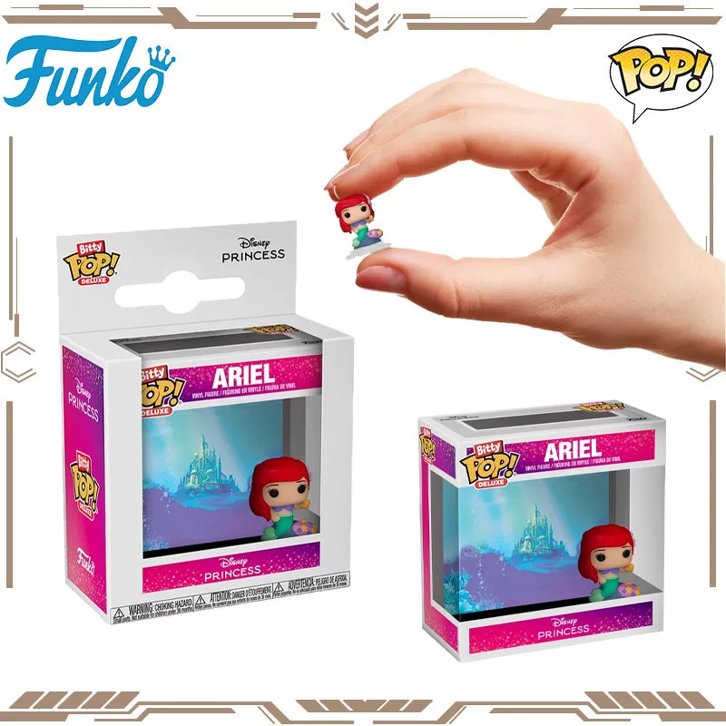

Funko POP оригинальная мини-фигурка принцессы Диснея Ариэль, игрушки для мальчиков и девочек, подарок, Коллекционная модель, украшения