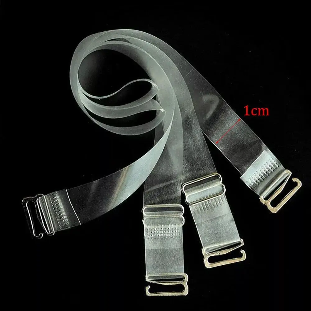 High-quality Transparent Bra Straps Invisible Anti Slip Underwear Strap Adjustable Detachable Shoulder Strap