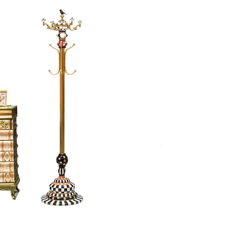 

Home light luxury hanger, floor-to-ceiling home entrance large coat rack