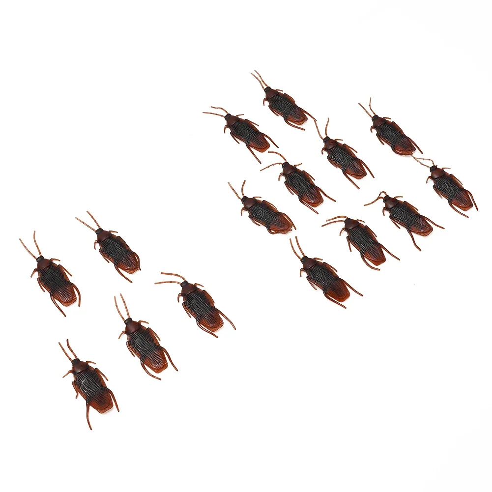 Prank Prank Cockroaches Smelless Trick 5/10pcs 6cm X 2cm Funny Realistic Cockroaches Cockroaches Toy Eco Friendly