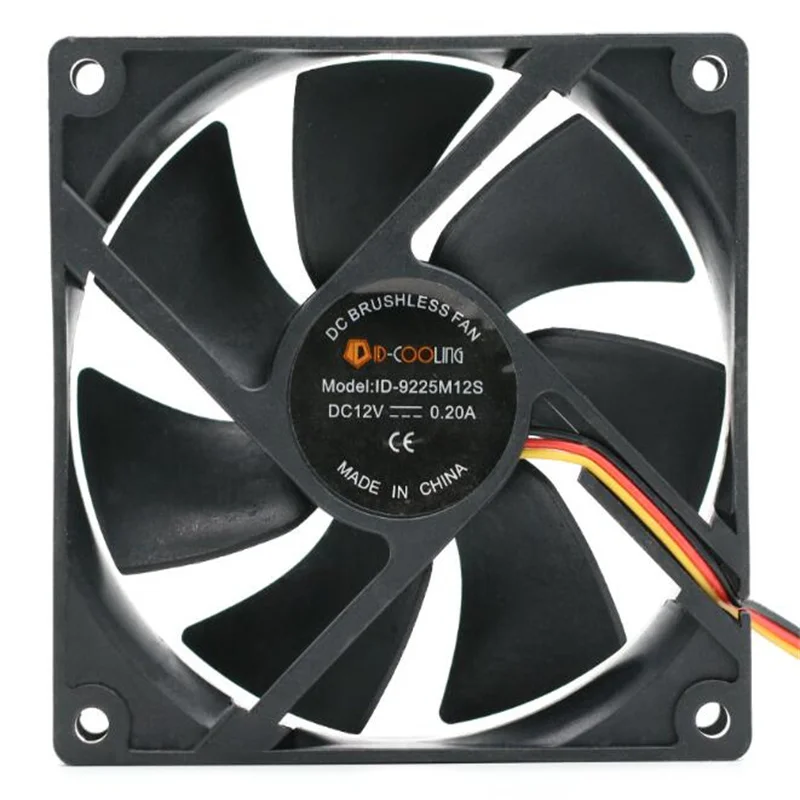 ID-9225M12S 9225 12V 0.20A three-line computer chassis CPU cooling fan