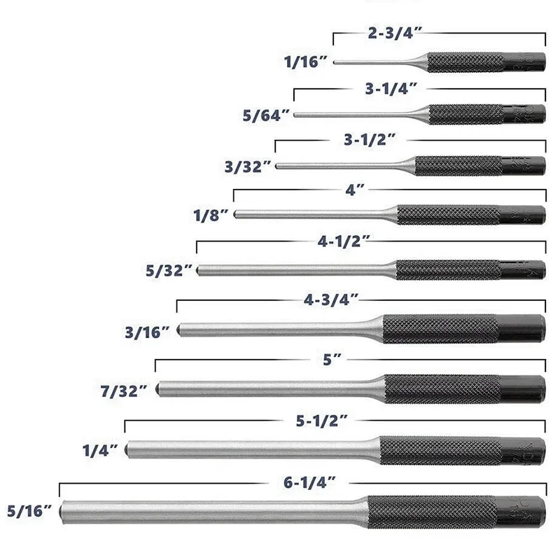 Kit punzones RollPin armero profesional joyería reparación - imagen 5