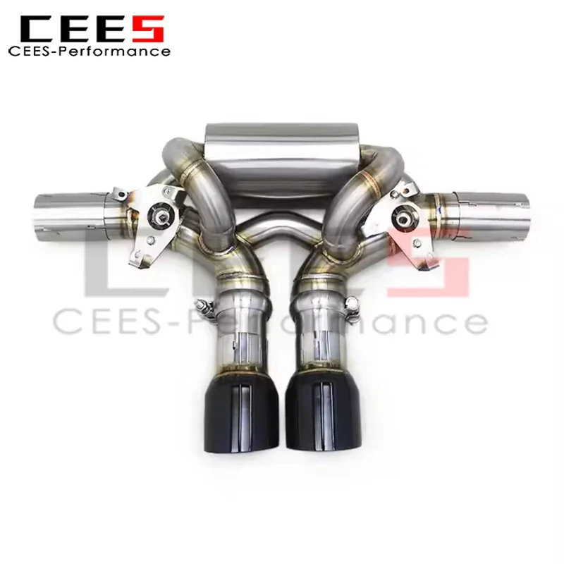 

Cees Performance спортивная выхлопная труба с клапаном для Porsche 911 992 3.0T 2020-2023 выхлопная система Catback из нержавеющей стали SS304