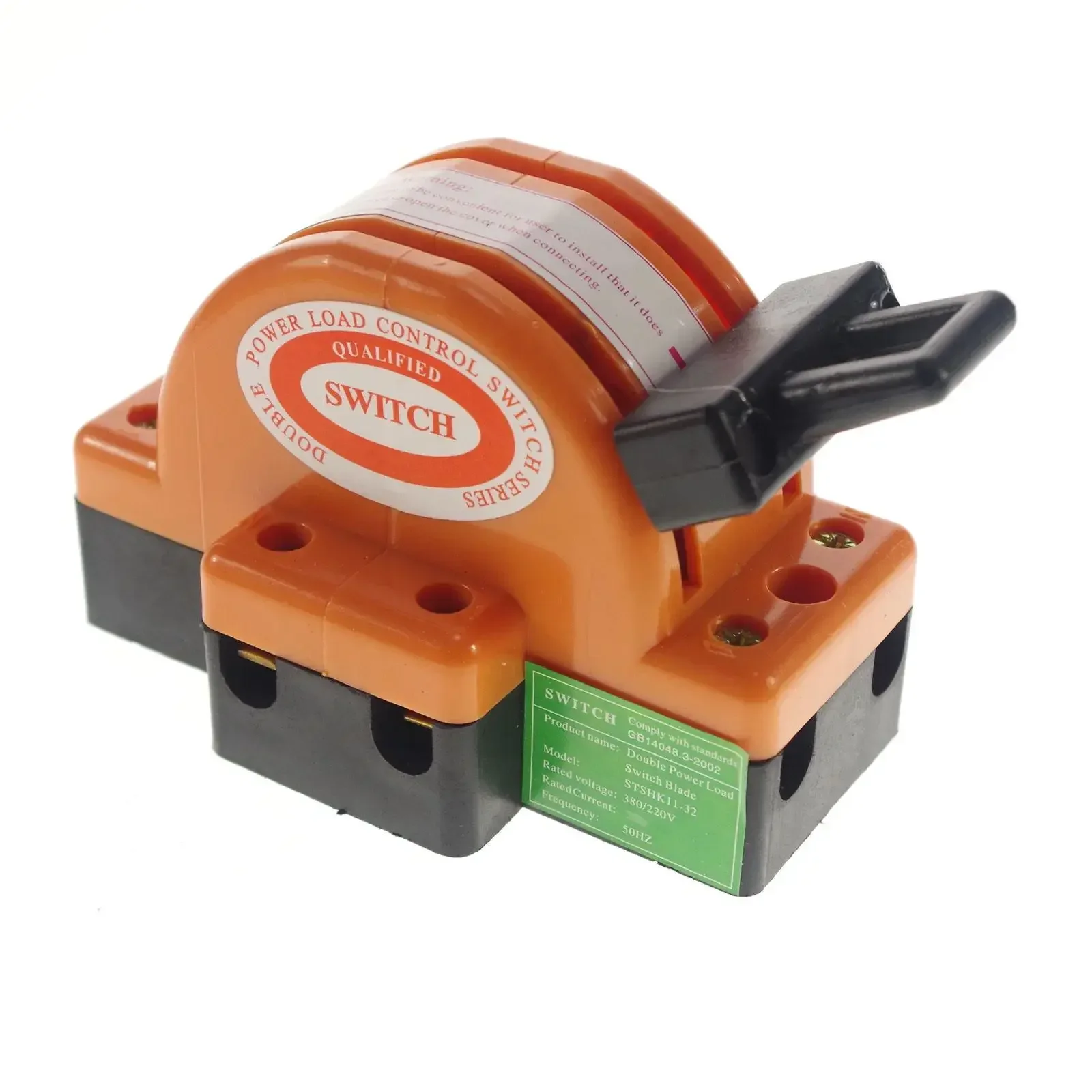 

30A Two Pole Double Throw Knife Disconnect Switch 220V/380V Power Source Transfer