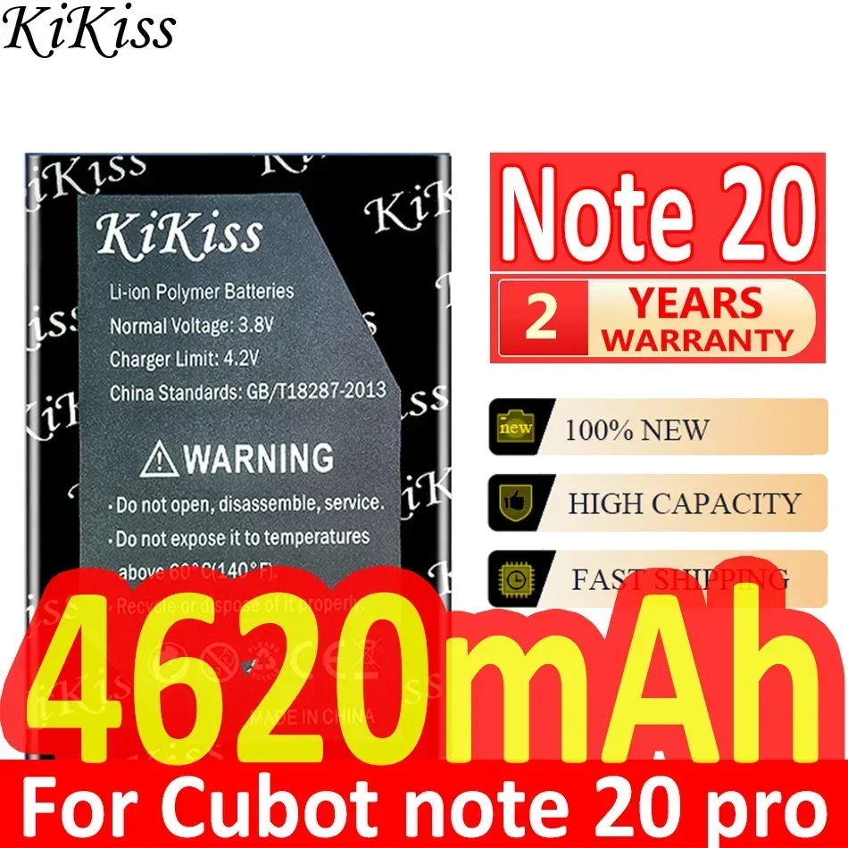 4620mAh KiKiss Powerful Battery Note20 for Cubot Note 20 /note 20 pro