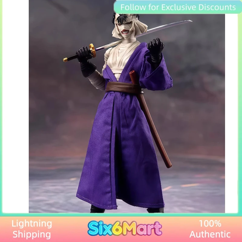 

Dasin Model GT 1/10 Makoto Shishio Shadow Killer Action Figure Rurouni Kenshin With Interchangeable Heads Weapons Display Stand