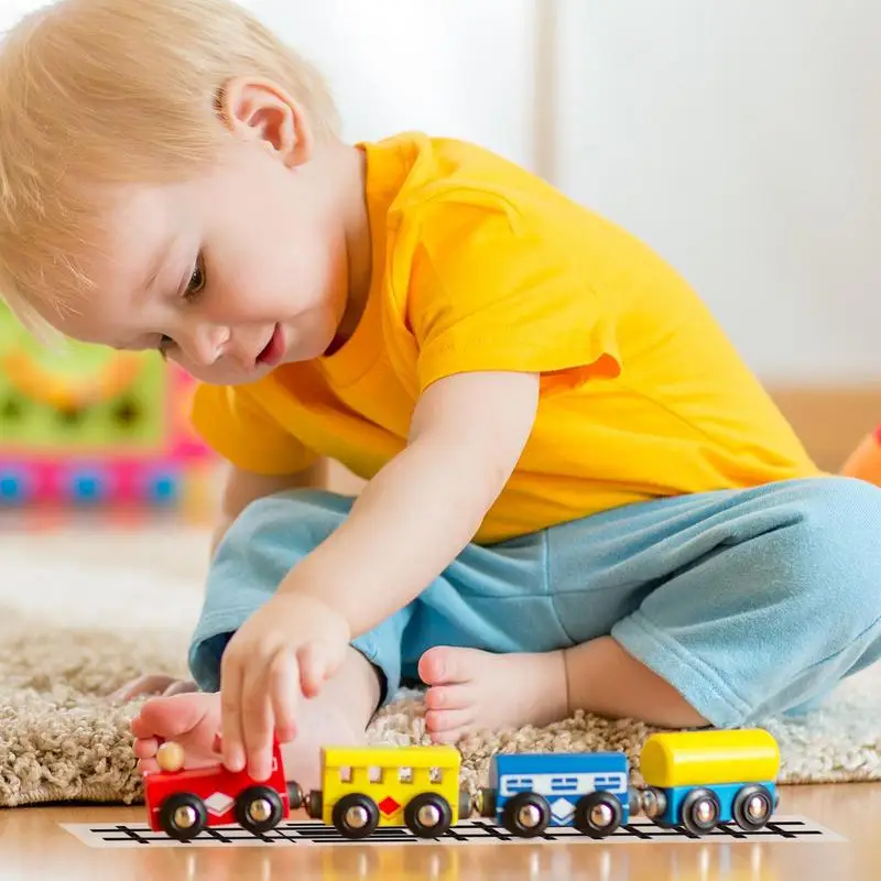 Cinta adhesiva para pista de juguete para niños, Rollo adhesivo para coches, juego interactivo para padres e hijos