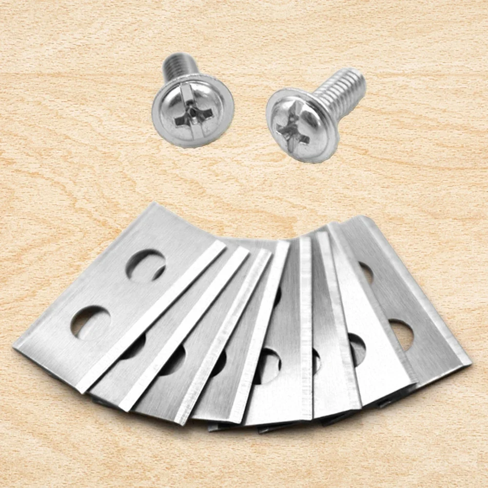 Stainless Steel Automatic Moving Machine Blade 30Pcs Lawn Mower Blade Titanium Plating for Worx Landoid Lanmower WG754E WG791E