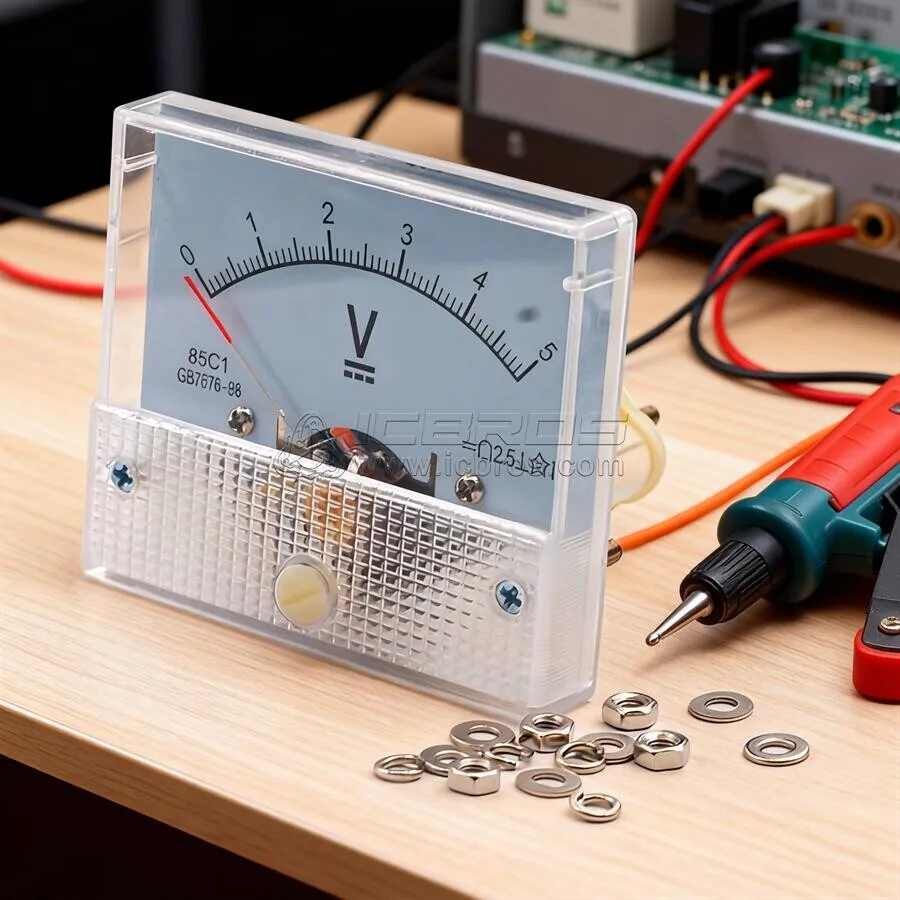 85C1 Pointer Type DC Voltmeter 1V 3V 5V 10V 15V 20V 30V 50V 75V 100V 150V 250V 300V 450V 500V 600V 750V 1000V 1200V 1500V 2000V