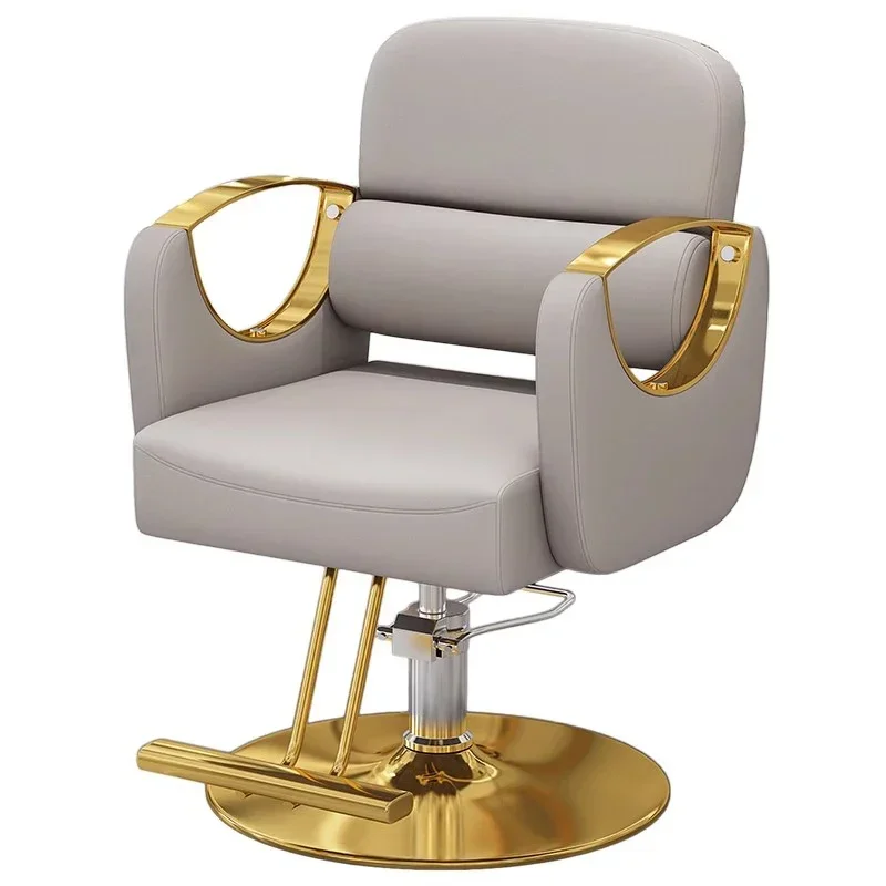 

Glamour Simple Barber Chairs Premium Versatile Trendy Modern Salon Chairs Classic Exquisite Bancos Con Ruedas Salon Furniture