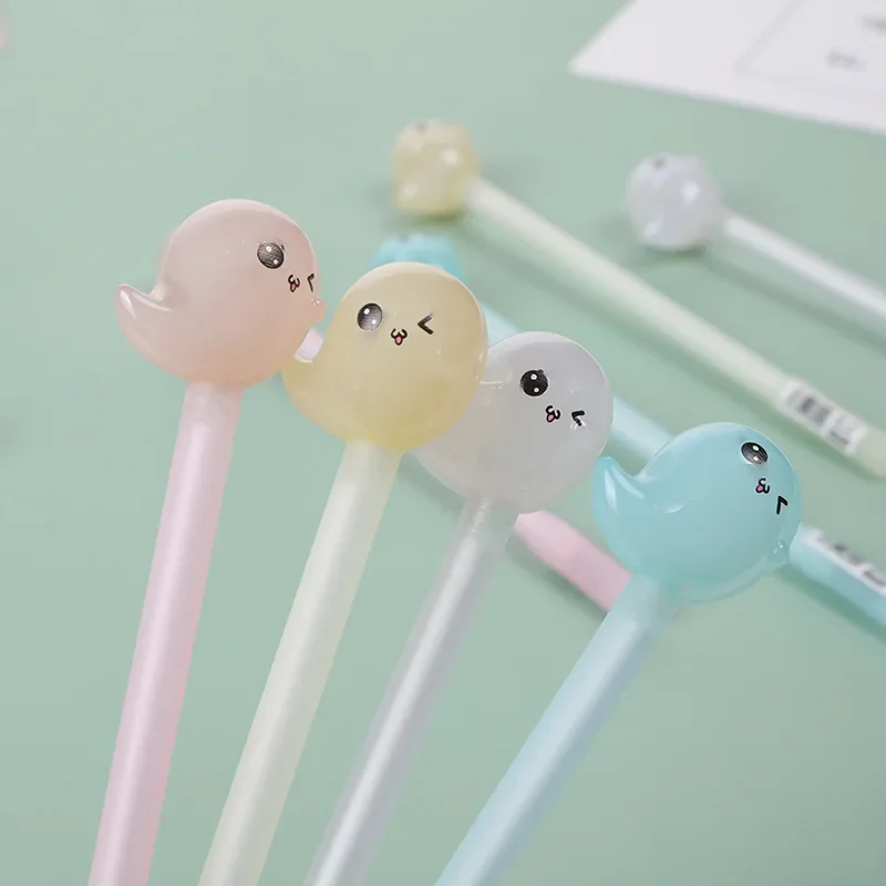 

30PCS Girls' Creative Simple Cartoon Students' Neutral Pen Lovely Modelling Pen Wholesale Pen