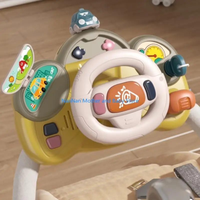 Carro motorista motorista simulado Vooneio para o volante do volante para o bebê brinquedo para bebê Presente bebê