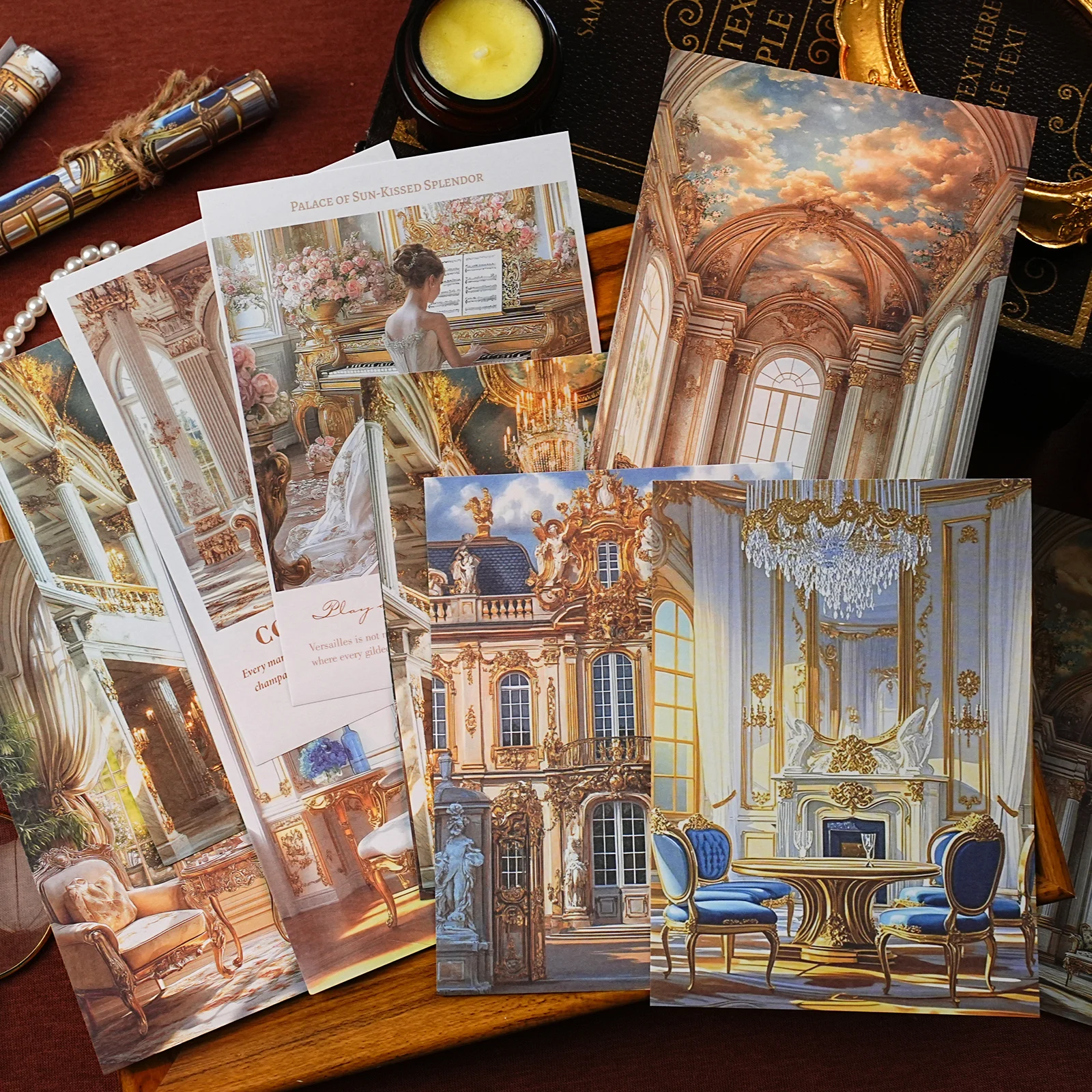 20 pcs/pack Four Seasons Landscape material paper Decor Diary Album Scrapbooking material Background paper junk journal supplies