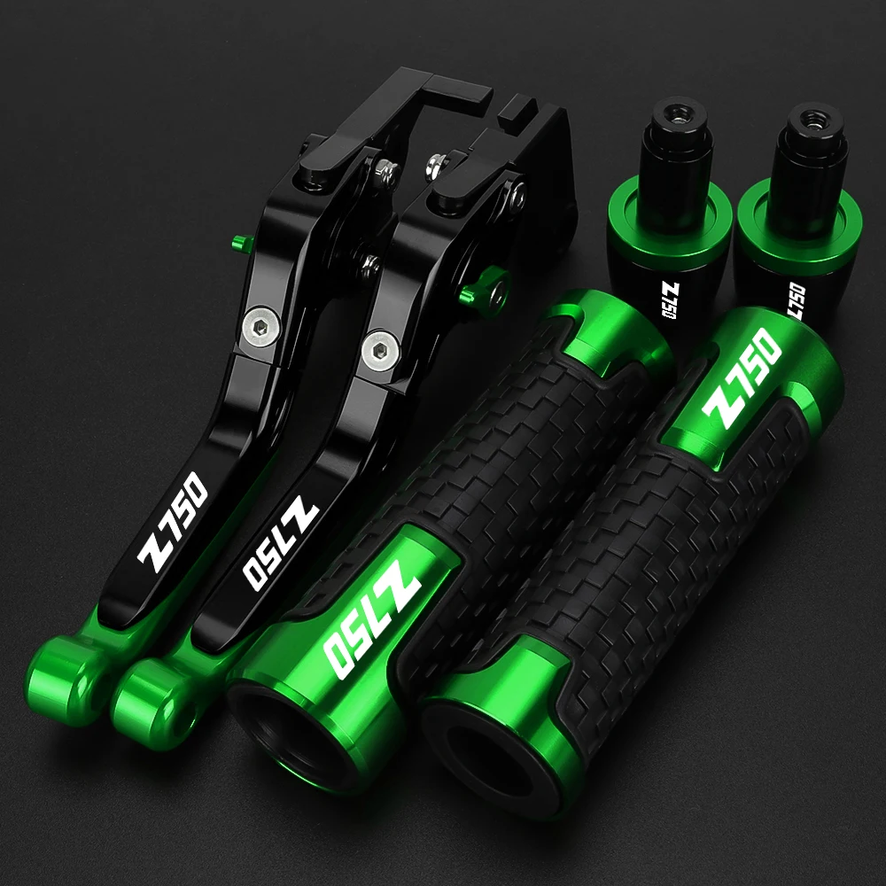 

For KAWASAKI Z750 Z750L 2007~2012 Motorcycle Foldable Brake Clutch Levers 7/8'' 22mm Handlebar Knobs Handle Grips Ends