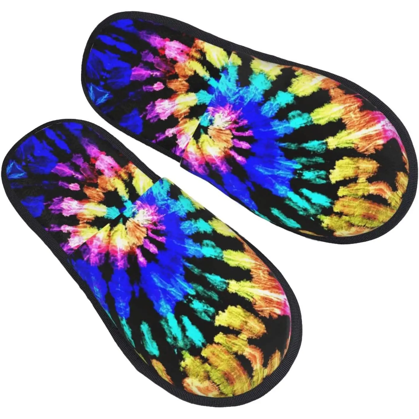 

Осенне-зимние тапочки с экзотическим принтом в стиле тай-дай, удобная домашняя обувь, портативная обувь для путешествий в отеле, подарки для женщин и мужчин
