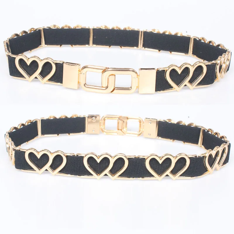 

Винтажный эластичный тонкий ремень, женский универсальный металлический декоративный аксессуар для платья, индивидуальный модный свитер, металлический ремень