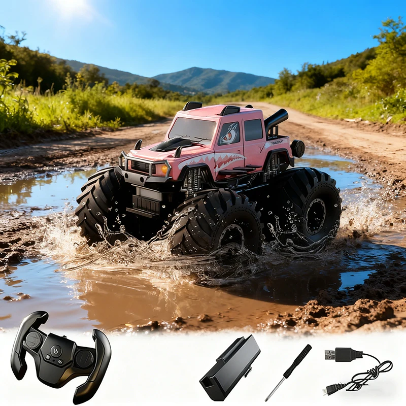

New JJRC Q215 RC car 2.4G amphibious remote control cars truck climbing all-terrain waterproof armored vehicles toy for children