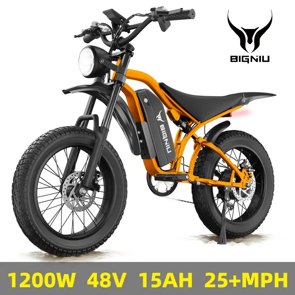 【BIGNIU】BG-S Electric Bike – Powerful Motor, Full Suspension, Long Range, All-Terrain eBike for Adults image 1