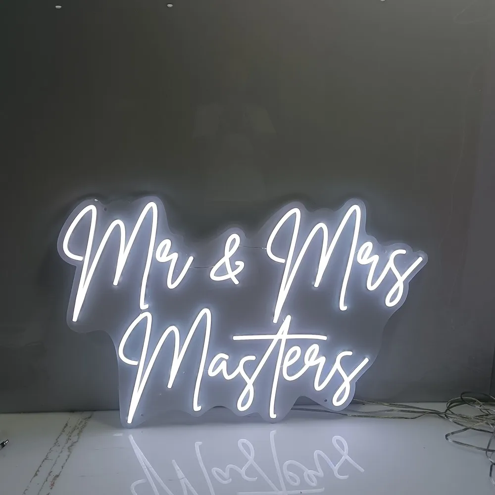 Customizable LED Neon Light Sign for Home Wedding Birthday Room Decor Dimmable Neon Logo Backdrop Perfect for Bachelorette Party