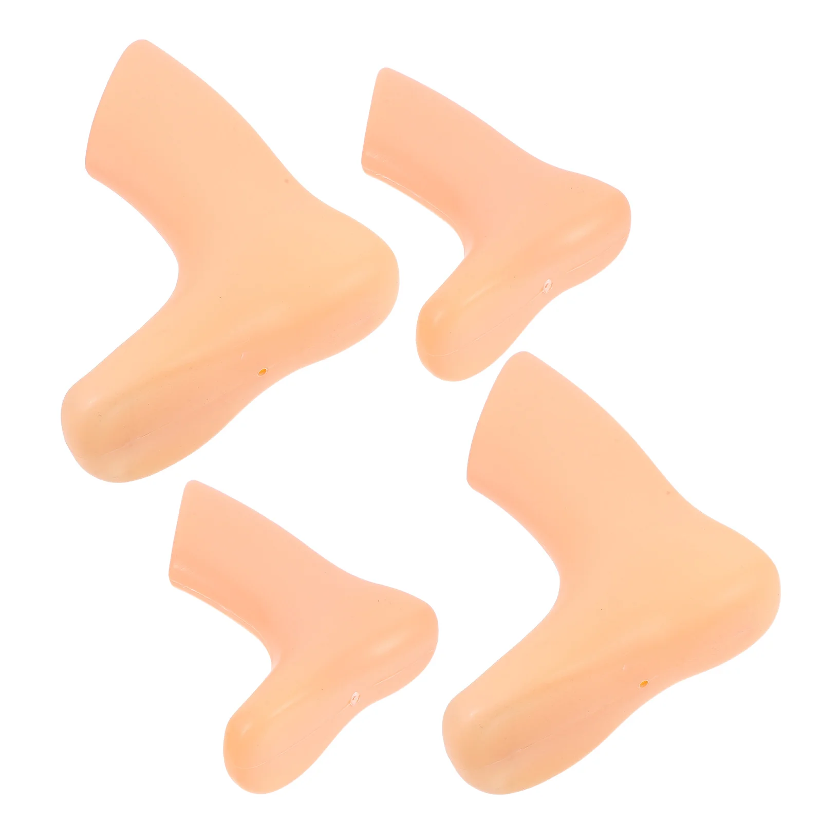 

4pcs Baby Foot Mold Models Small Feet Mannequin Sock Display Plastic Kids Children Feet Model Neutral Color Durable Retail