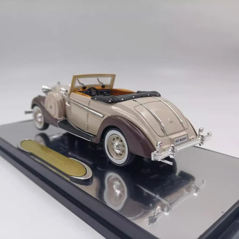 マイナー欠陥 1:43 スケール 1937 コンバーチブルクラシックカー合金シミュレーションカーモデル静的コレクション装​​飾ホリデーおもちゃギフト