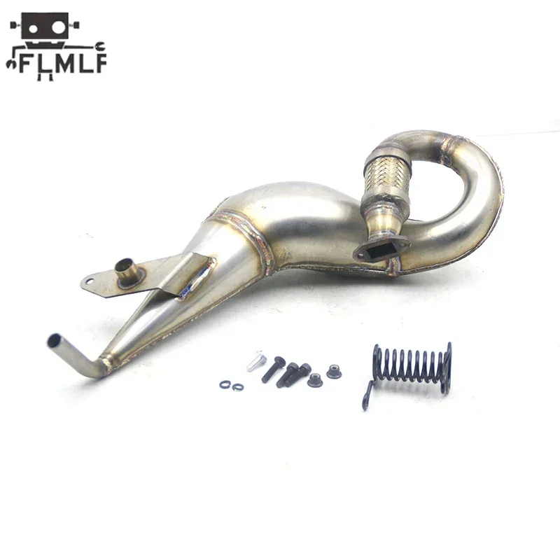 Metal Exhaust Pipe Kit for 1/5 Losi 5ive-t Rovan LT King Motor X2 QL FID RACING TRUCK RC CAR PARTS