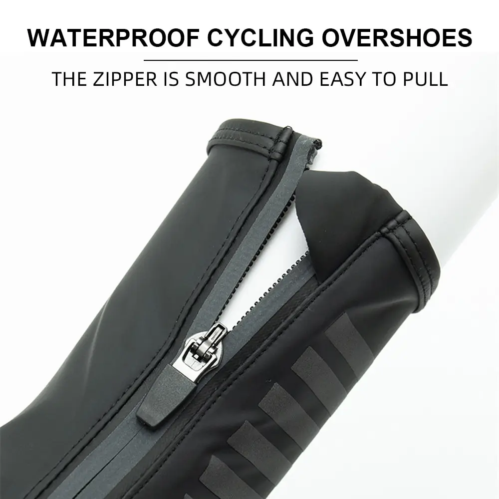 Ykywbike Cycling Shoes Covers YAS308 Waterproof Overshoes Bicycle Bike Reflective Windproof MTB Road Keep Warm Lock Protector