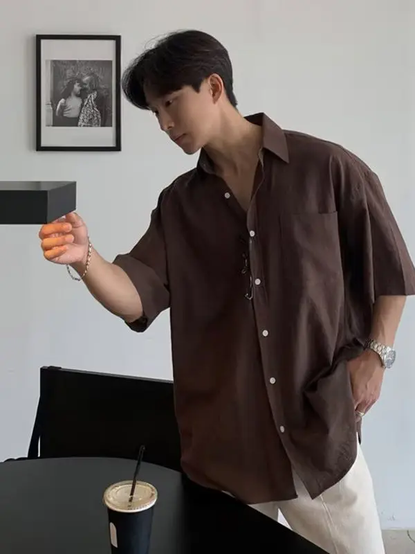 

Laid-ba Boyfriend Cotton Linen irt Loose Fit Sun Protection ort Sve Open Cardigan Blue Linen Breathable Casual W...