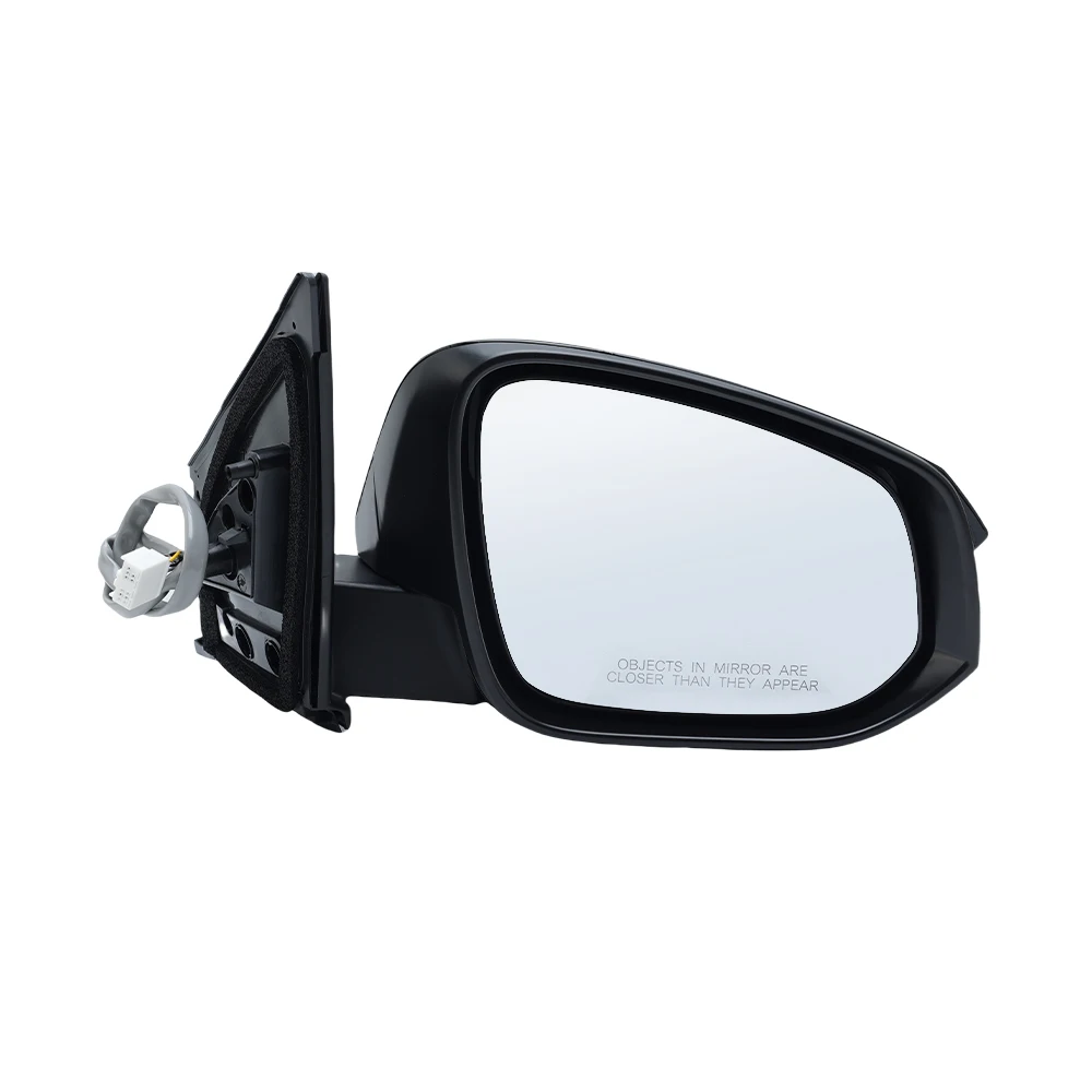 7 Pins Rearview Mirror Assembly，Toyota RAV4 2013 2014 2015 Black Lens Electric Adjustment Heated Side Mirror Car Accessories