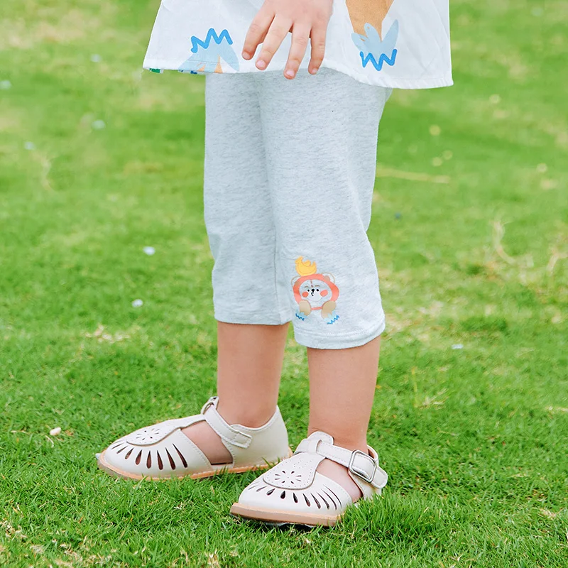 

Summer Girls Pants Casual Baby Pants for Boys Cartoon Print Leggings Girls Thin Pants Trouser Children Kids Clothes 1-4 Years