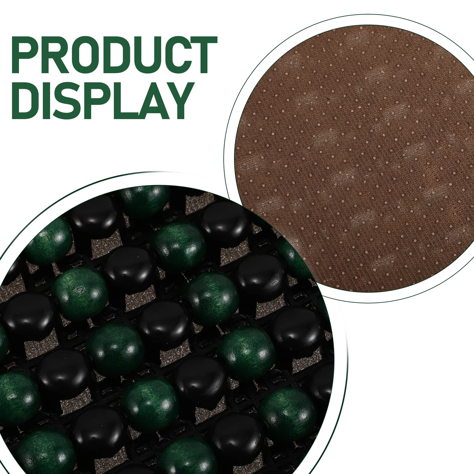 مجموعة غطاء مقعد السيارة المطرز، خرزة خشبية مريحة غير قابلة للانزلاق، وسادة قيادة مريحة لجميع المواسم للسيارات والمركبات