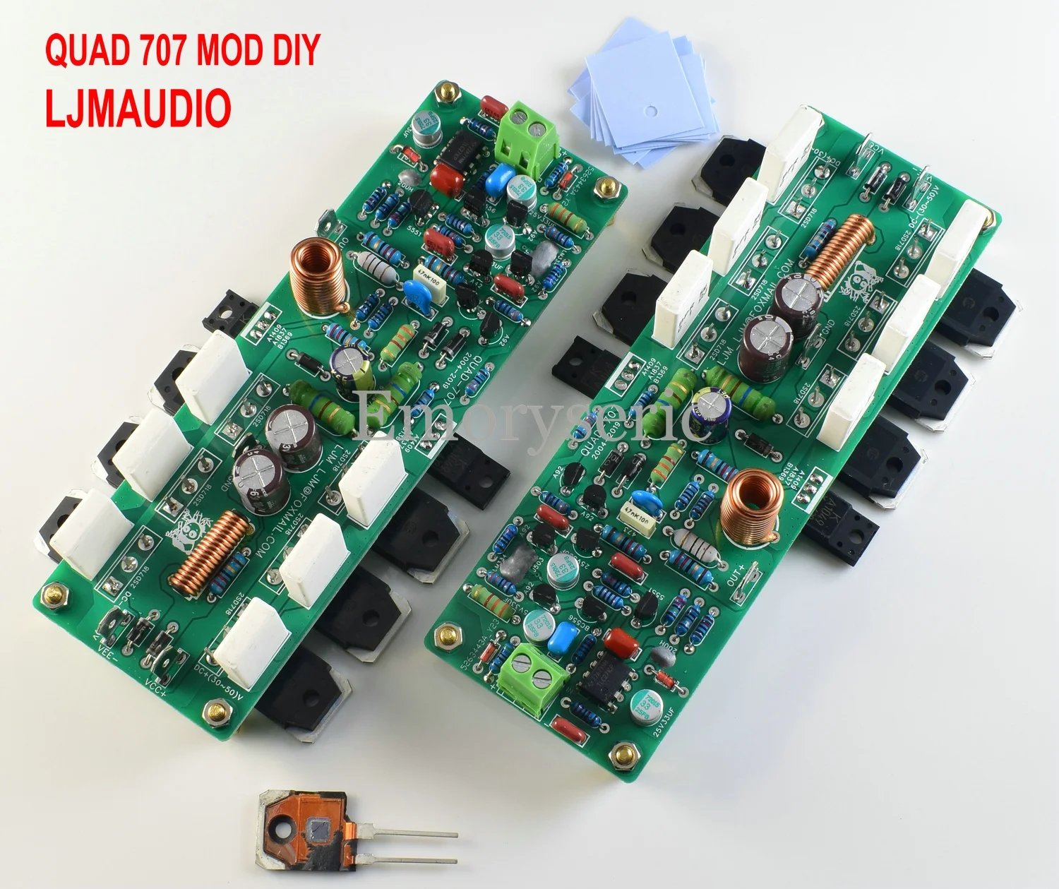 QUAD 707 Power Amplifier Board, Upgraded QUAD 405/606 Circuit, High Power HiFi Audio Amp DIY