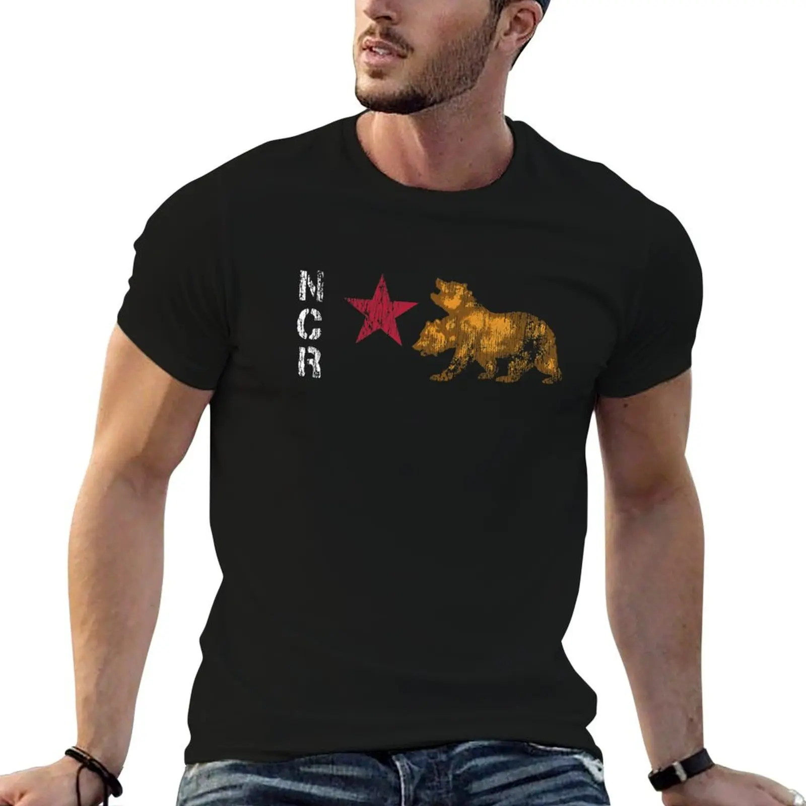 Camiseta NCR Symbol, camisetas de algodón para hombre, camiseta 100% algodón para hombre, camisetas de algodón, camiseta 100% algodón