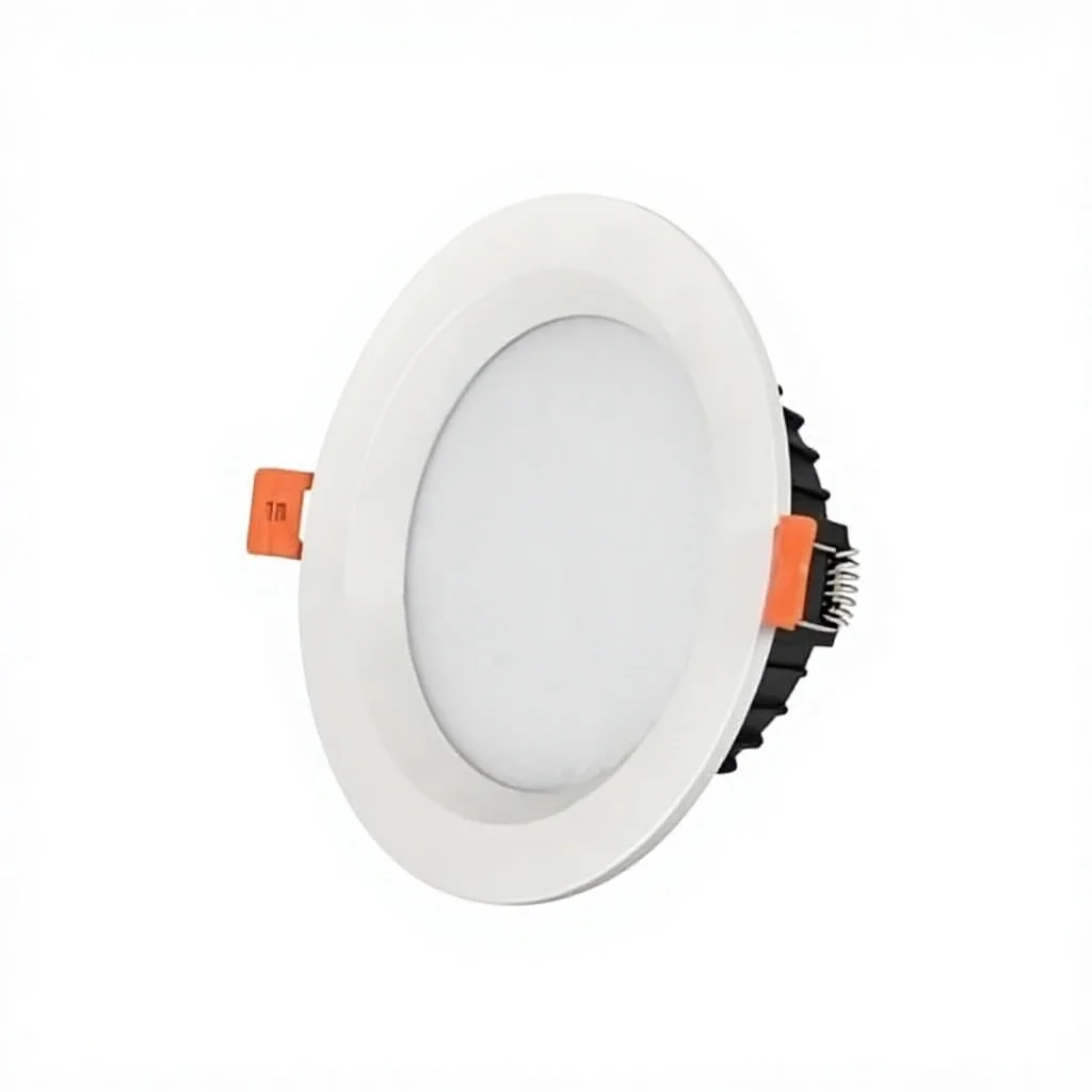 LED Downlight Recessed Anti-glare Hole-cut Three-color Dimmable Aluminum Ceiling Spotlight 3000K/4000K/6000K CRI 90 for